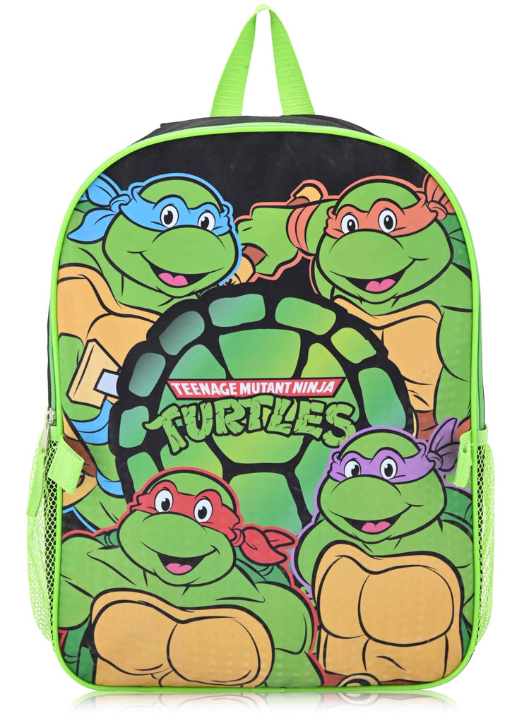 Fast Forward Teenage Mutant Ninja Turtles 16" Backpacks With Lunch Bag - Licensed Characters Kids Schoolbag