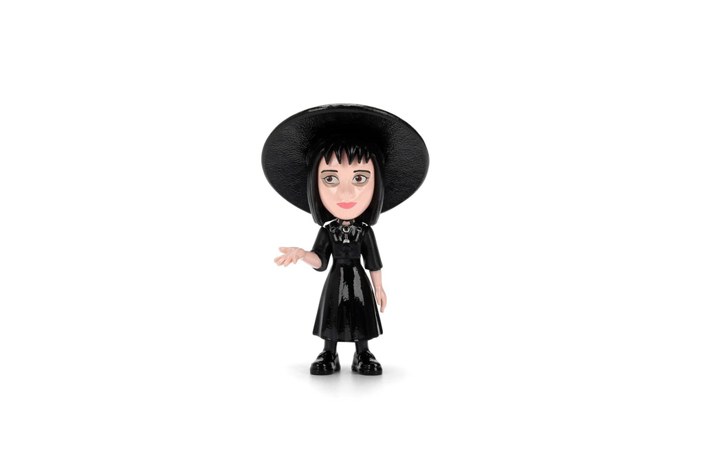 Jada Beetlejuice Metalfigs 4-Pack Movie Collectible Figures 2.5-Inch Scale – Beetlejuice, Lydia, Wedding Variants Toys