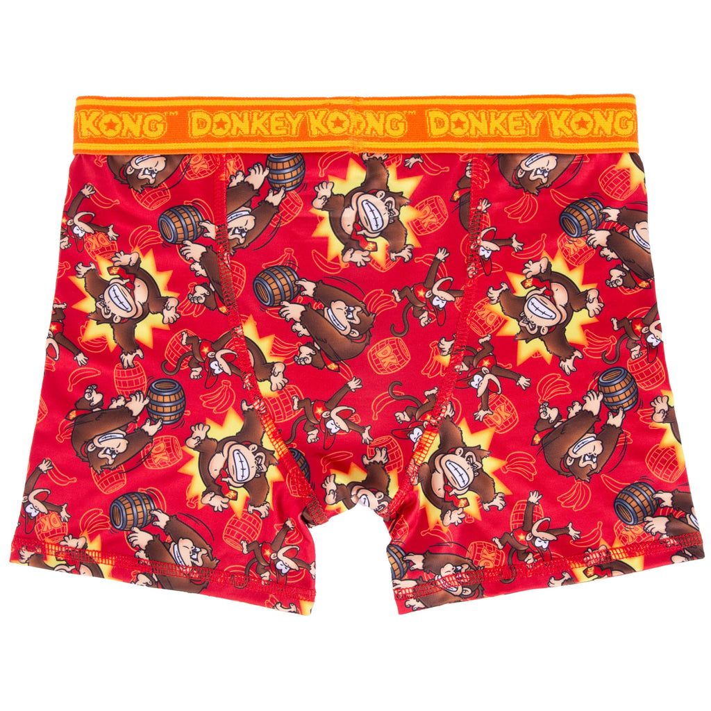 Nintendo boys Donkey Kong 3-pack Athletic Boxer Brief Sizes 4, 6, 8 & 10