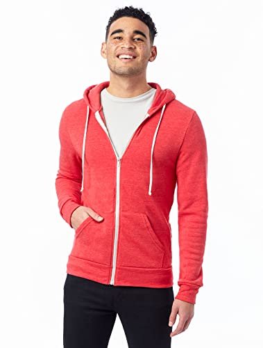 Alternative Apparel All Gender Hoodie Adult's Rocky Eco-Fleece Zip Sweatshirt