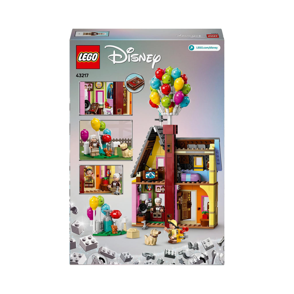 LEGO Disney and Pixar House of "Up" – Gift Ideas for Women or Mammma – Model to Build with Balloons and Figures of Carl, Russell and Dug, Games for Children and Girls from 9 Years from Collectible