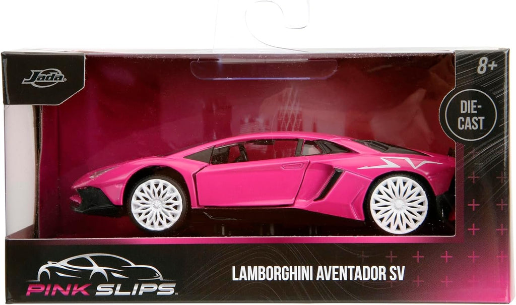 Pink Slips 1:32 Lamborghini Aventador Die-Cast Car, Toys for Kids and Adults