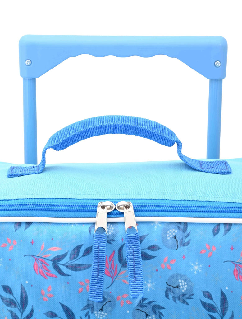 Fast Forward Frozen Girls Luggage 16" Soft Side Wheeled Pilot Case- Rolling Suitcase 16x12x5