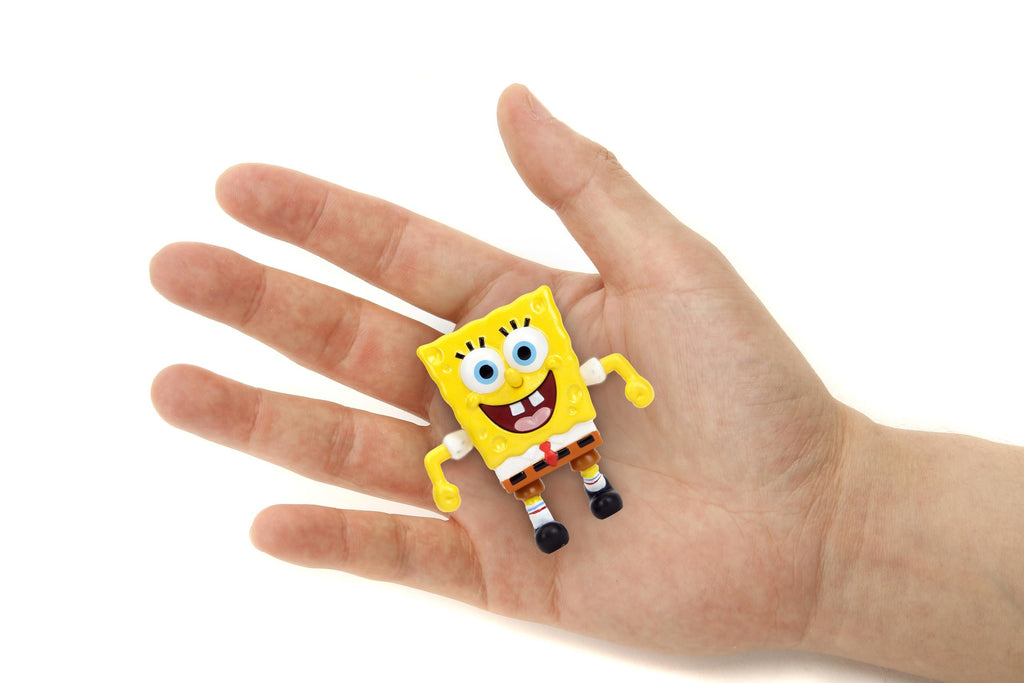 Spongebob Squarepants 2.5" 4-Pack Die-Cast Figures, Toys for Kids and Adults