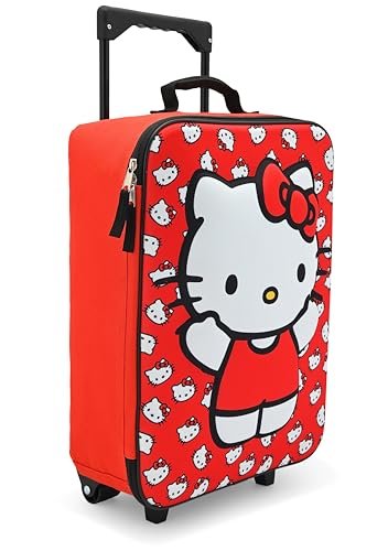 Fast Forward Hello Kitty 16" Soft Luggage - Cute & Durable Carry-On Suitcase for Travel 16X12X5