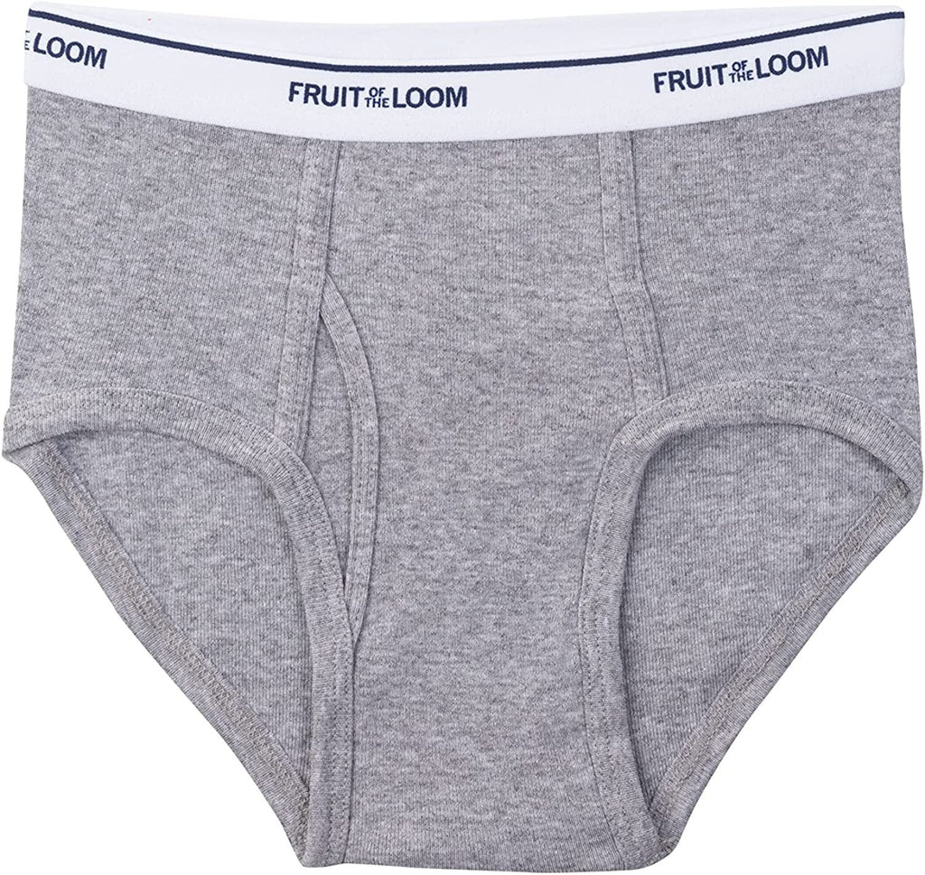 Fruit of the Loom Boys' Tag Free Cotton Briefs (Assorted Colors)