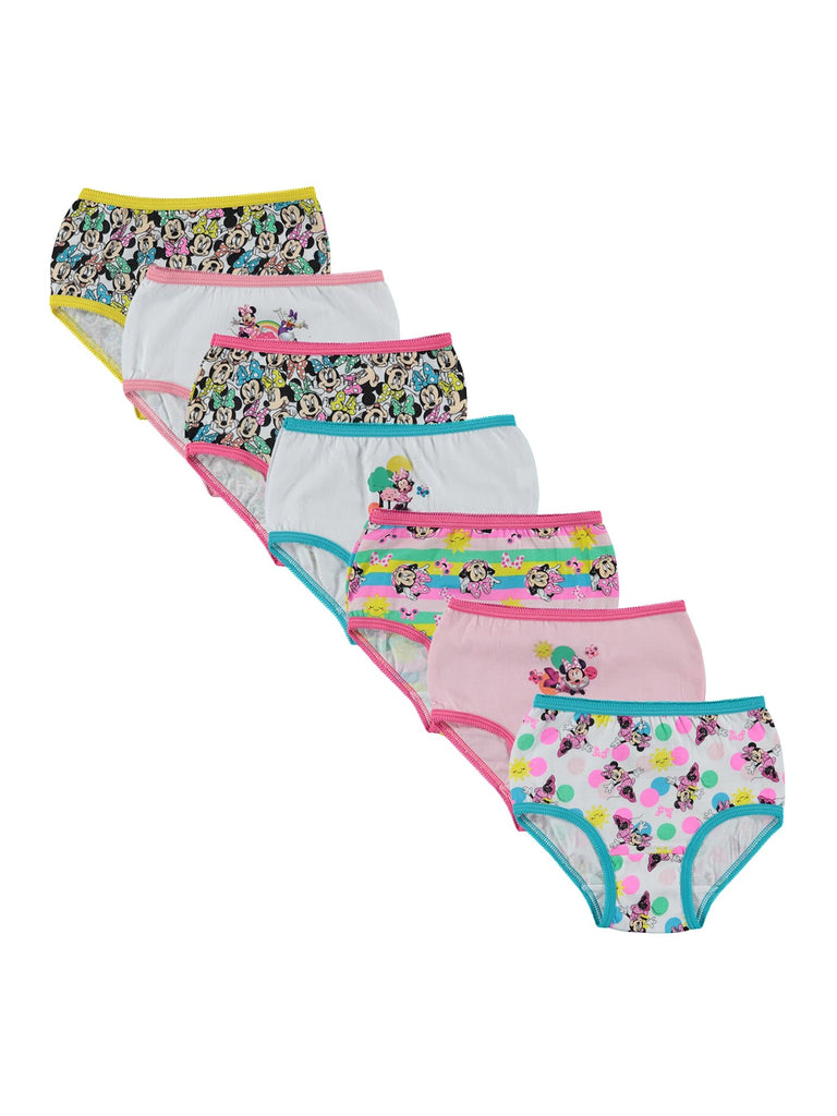 Minnie Mouse Toddler Girl Briefs, 7-Pack, Sizes 2T-4T
