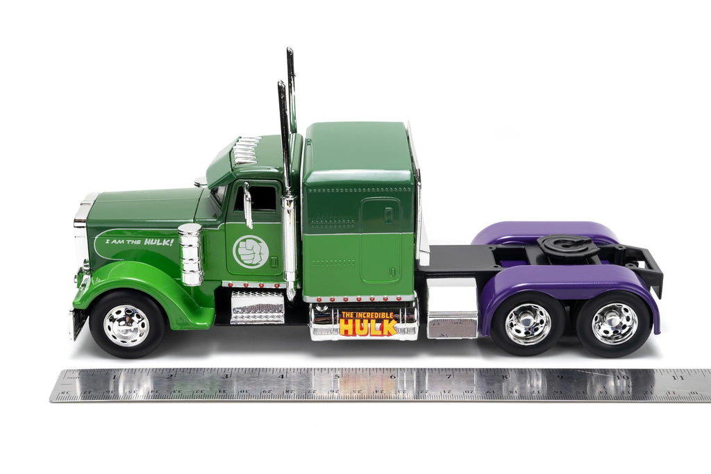 Marvel 1:24 Big Rig 1992 Peterbilt 379 Die-Cast Car, Toys for Kids and Adults