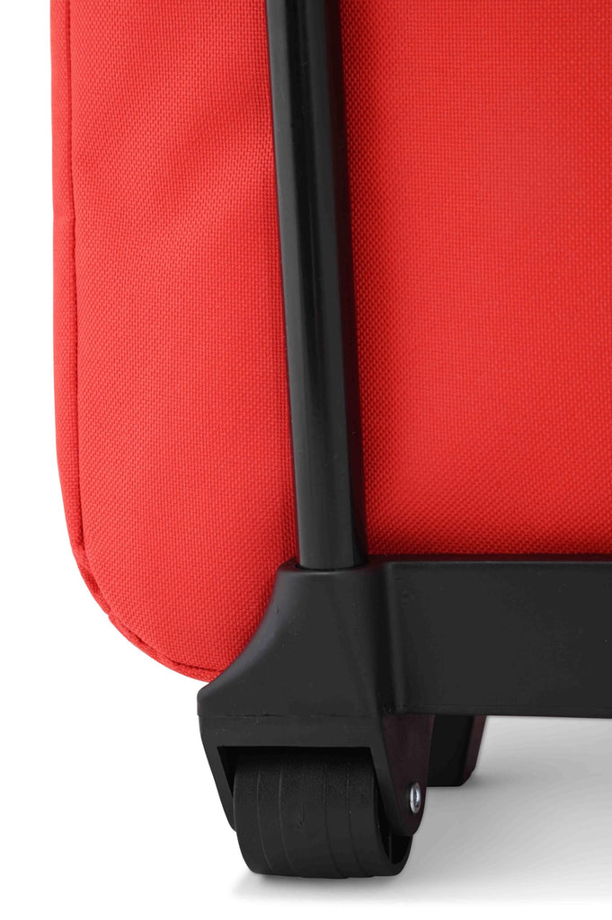 Fast Forward Cars Luggage 16" Soft Side Wheeled Pilot Case- Rolling Suitcase 16x12x5