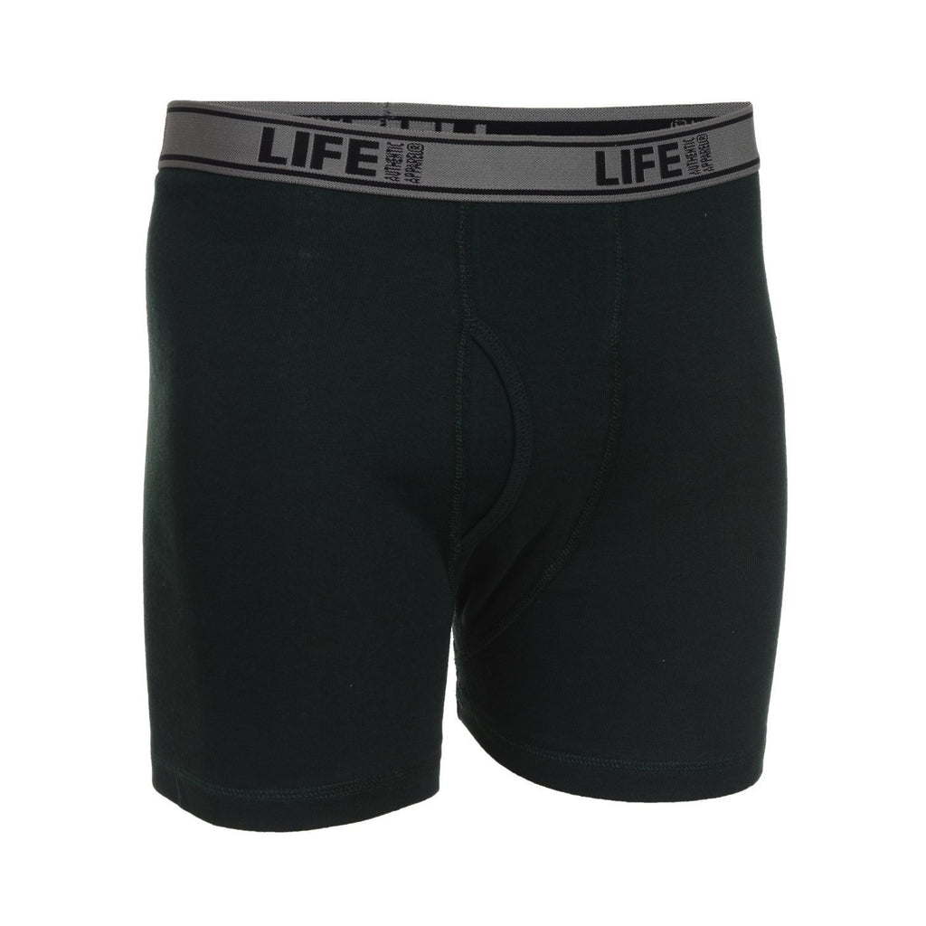 Life Men's 12 Pack Sexy Comfortable Breathable Soft Boxer Briefs 100% Cotton Underwear For Men