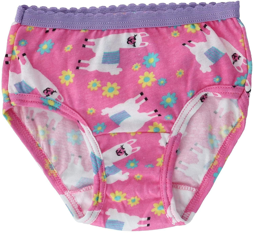 Fruit of the Loom Toddler Girls 10 Pack Assorted Cotton Brief Underwear, 4T/5T,