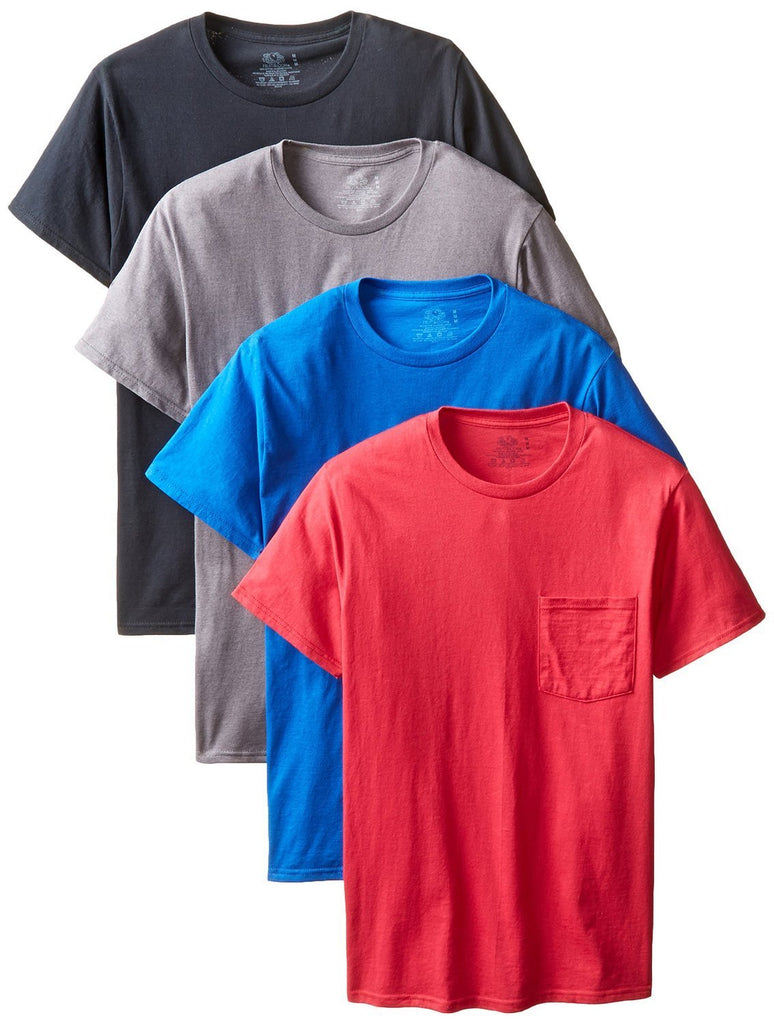 Fruit of the Loom Men's Pocket T-Shirt Multipack