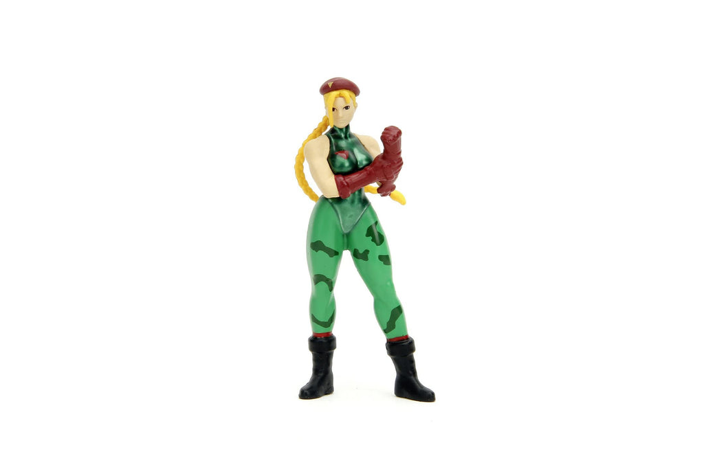 Jada Street Fighter 1:24 1969 Chevrolet Corvette Stingray ZL1 & 2.75" Cammy Figure, Toys for Kids and Adults