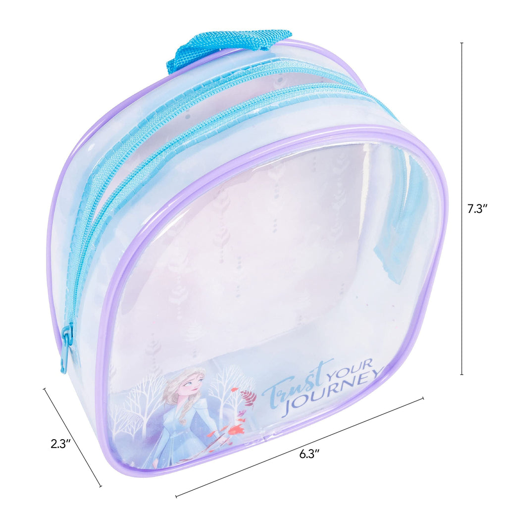 LUV HER Kid's Frozen Fashionista's BackPack - Elsa & Anna Accessories Set For Girls - Princess Elsa Sets - Bow's with Alligator Clips, Hair Ties, Backpack Ages 3+