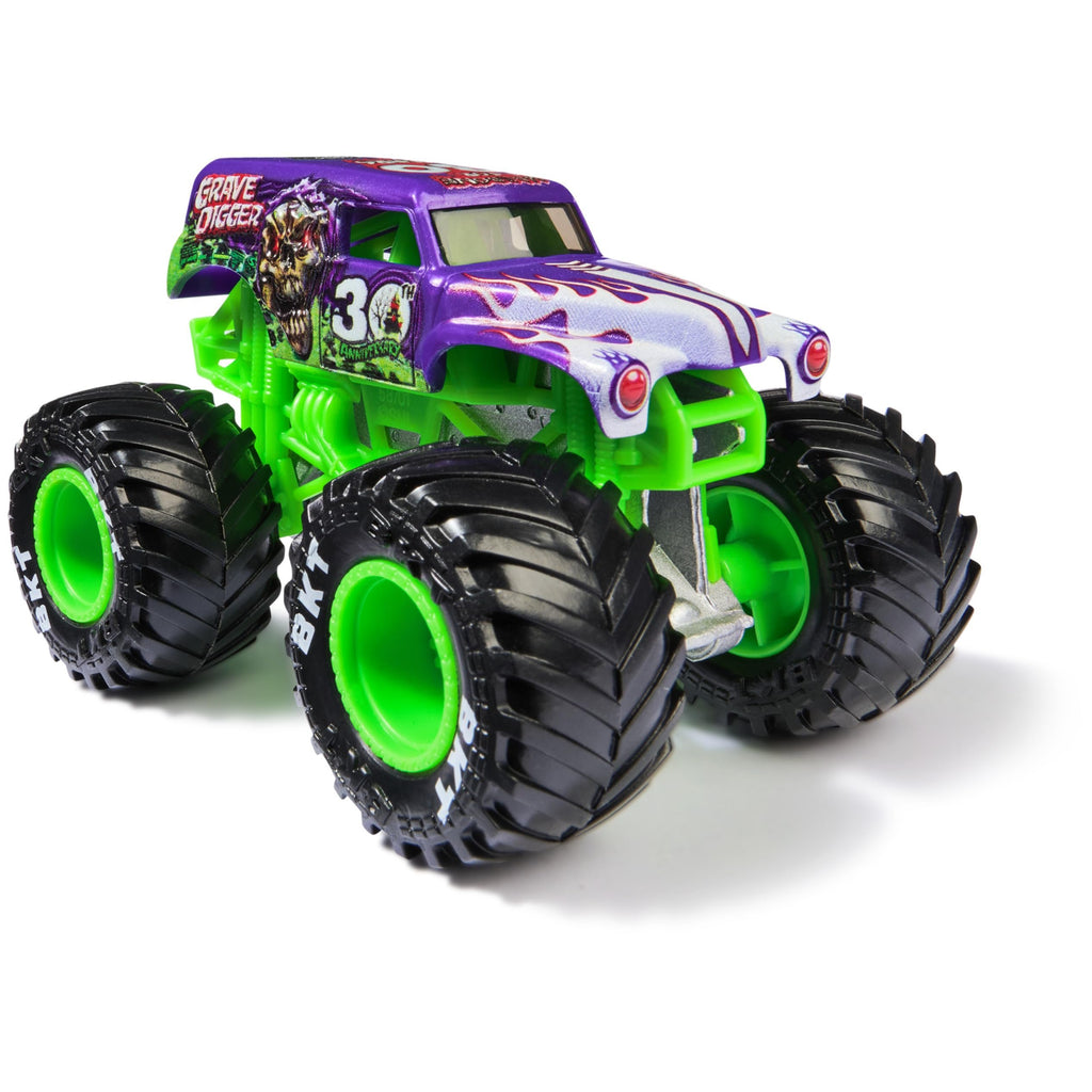 Monster Jam, Official Grave Digger Monster Truck, Die-Cast Vehicle, 1:64 Scale, Kids Toys for Boys Ages 3 and up