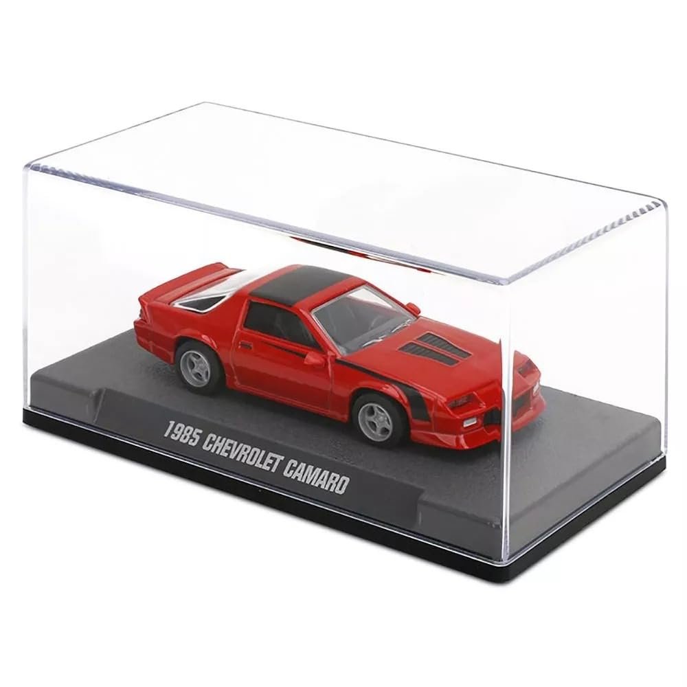 Jada Majorette Collection – 1985 Chevy Camaro 1:64 Die-Cast Model Car with Rubber Tires & Display Case, for Collectors & Adults