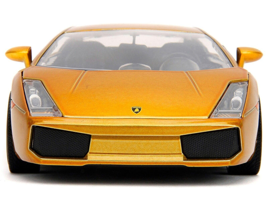 JADA Toys 34924 1/24 Fast and Furious Lamborghini Gallardo Gold F&F X Lamborghini Gallardo