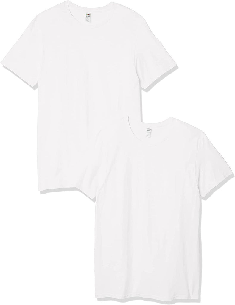 Fruit of the Loom Men's Lightweight Cotton Crew T-Shirt Multipack