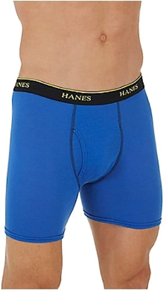 Black/Gray- 6 Pack Sport Breathable Mesh Hanes Men's Tagless Sports-Inspired Boxer Brief