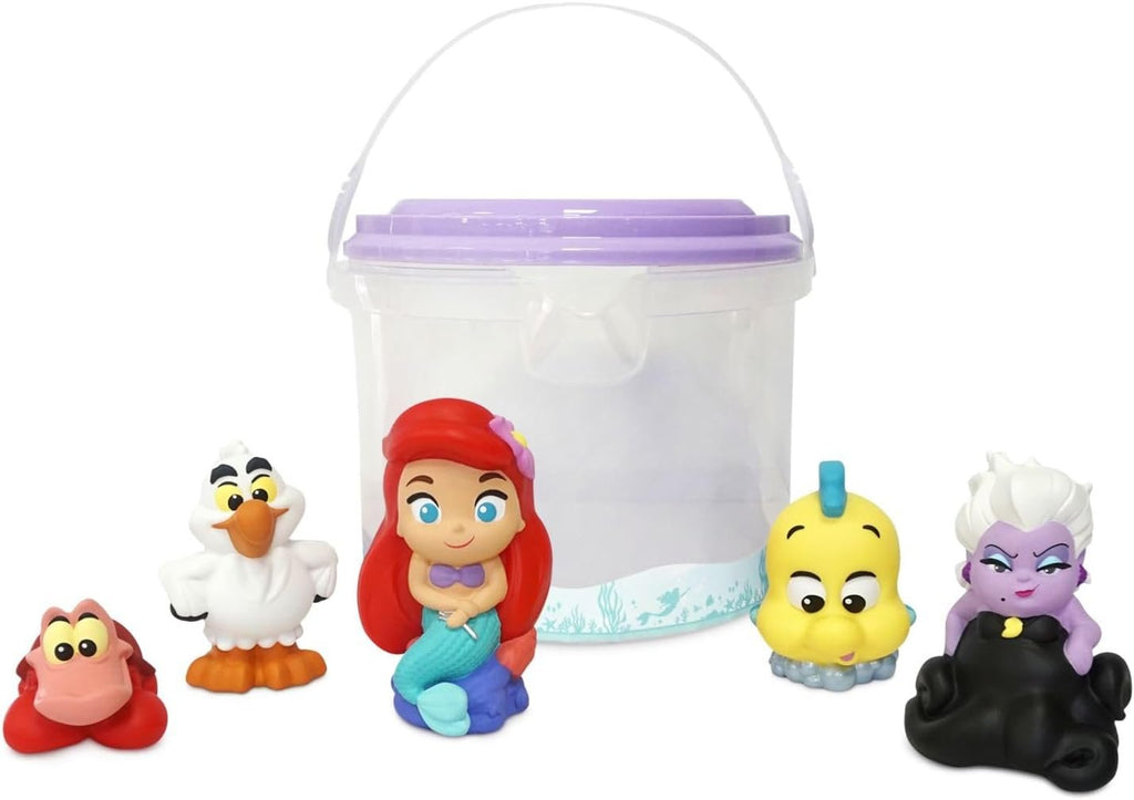 Official Bath Set (Little Mermaid) - Kids Bath Accessories with Beloved Disney Characters - Colorful and Fun Bath Time Essentials for Kids - Suitable for All Ages