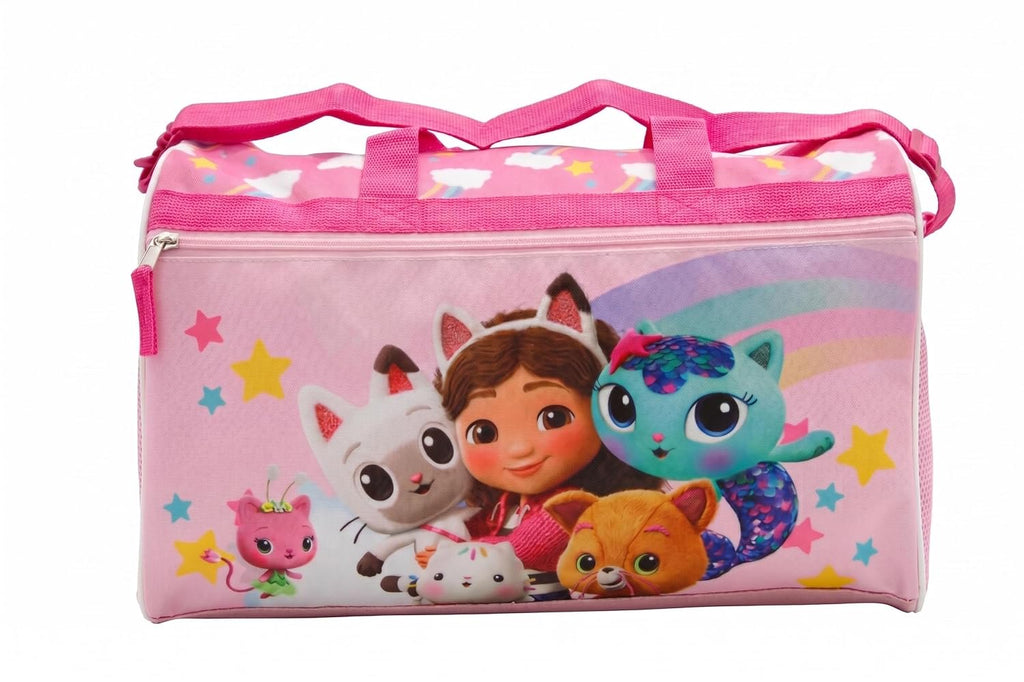 Disney Kids Duffle Bag 16.5" – Travel & Sports Bag with Zipper Pocket, Mesh Side Pockets & Shoulder Strap