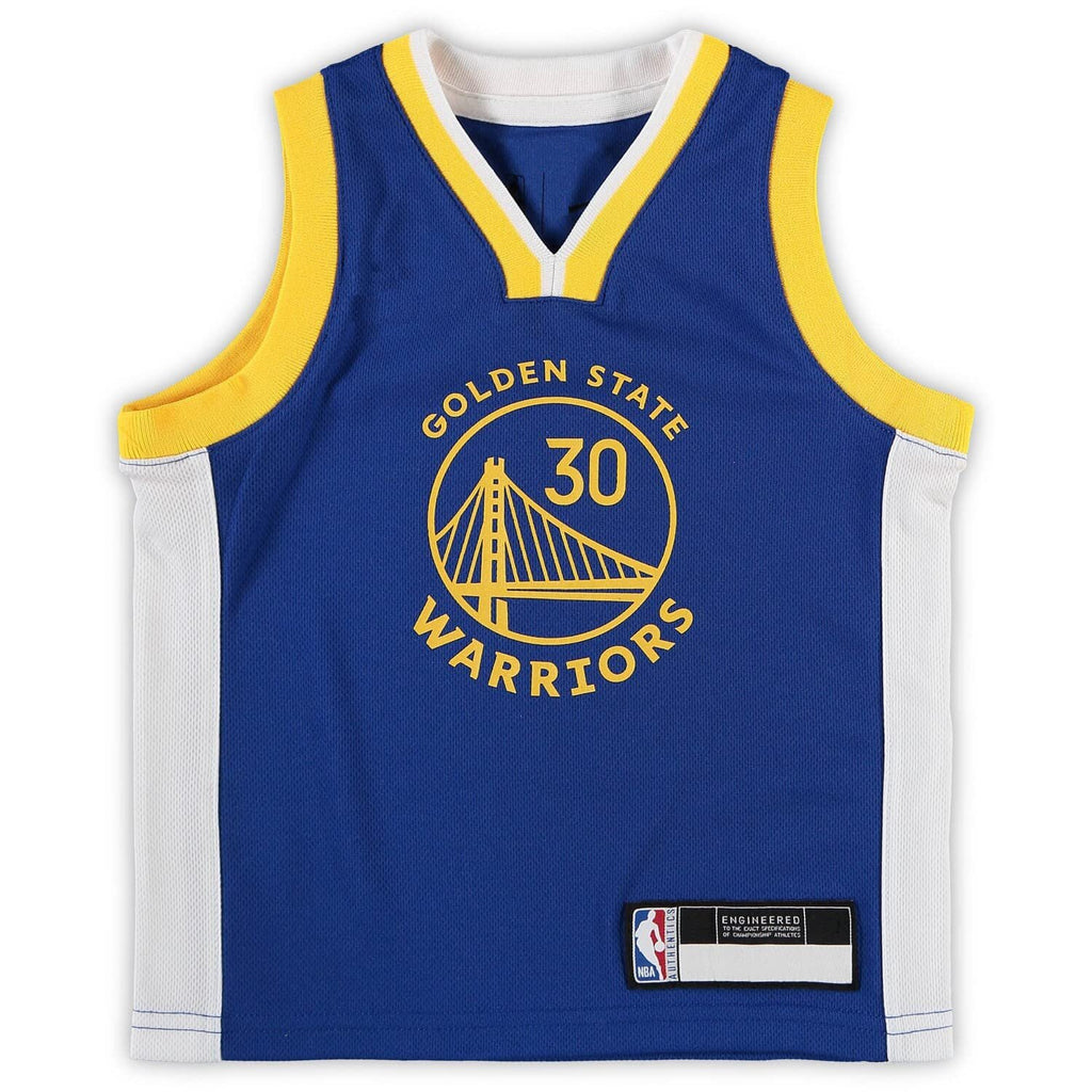 Stephen Curry Golden State Warriors NBA Toddler 2-4 Blue Icon Edition Player Jersey (Size 4T)