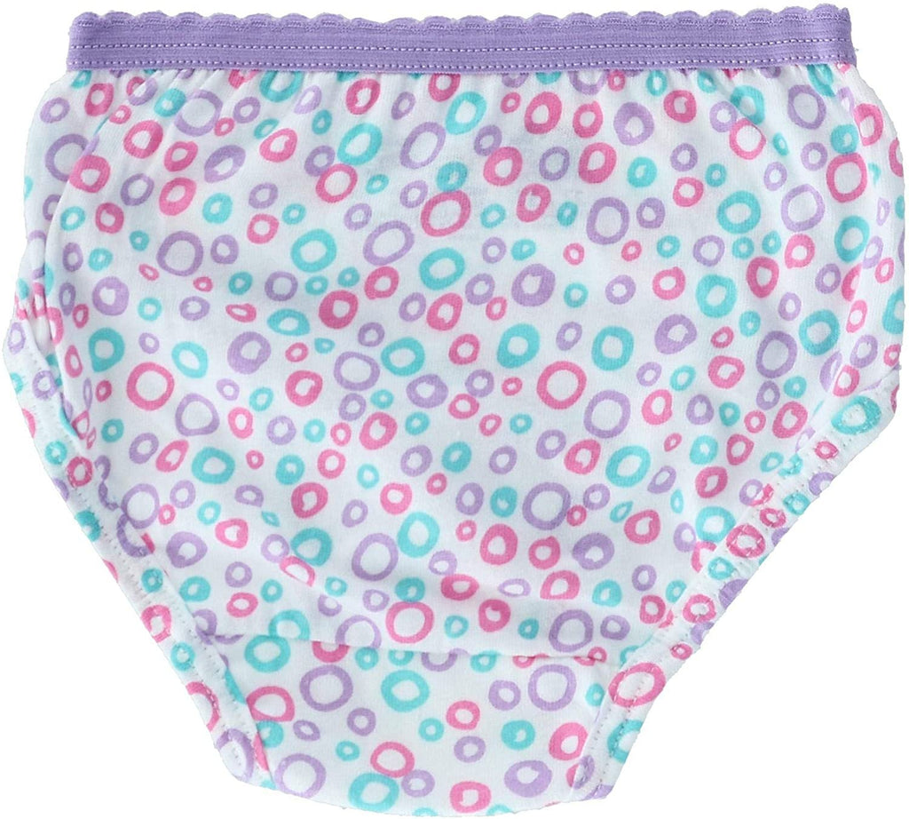 Fruit of the Loom Toddler Girls 10 Pack Assorted Cotton Brief Underwear, 4T/5T,