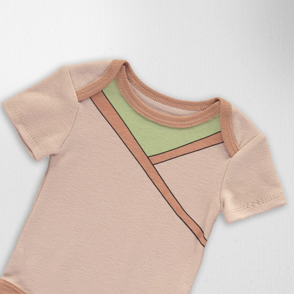Star Wars Baby Boys Clothing 3-Piece Gift Set with Baby Bodysuit, Hat, and Socks – Star Wars Baby Clothes (Brown/Green, 3-6M)