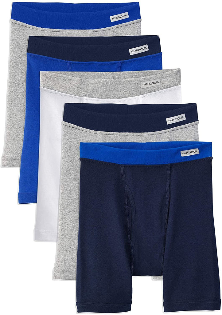 Fruit of the Loom Boys' Boxer Briefs (Assorted Colors)