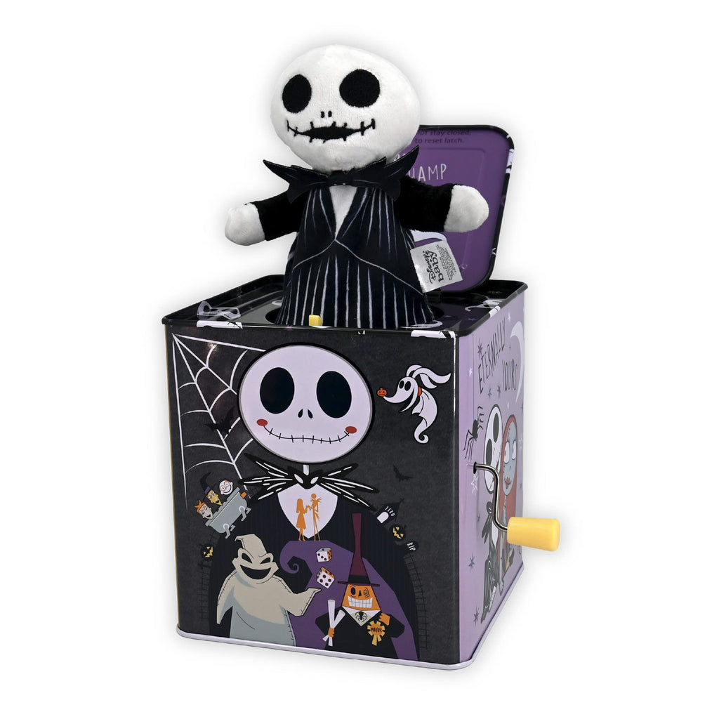 KIDS PREFERRED Disney Baby The Nightmare Before Christmas Jack Skellington Classic Jack in The Box Musical Toys for Babies and Toddlers, 5 Inches