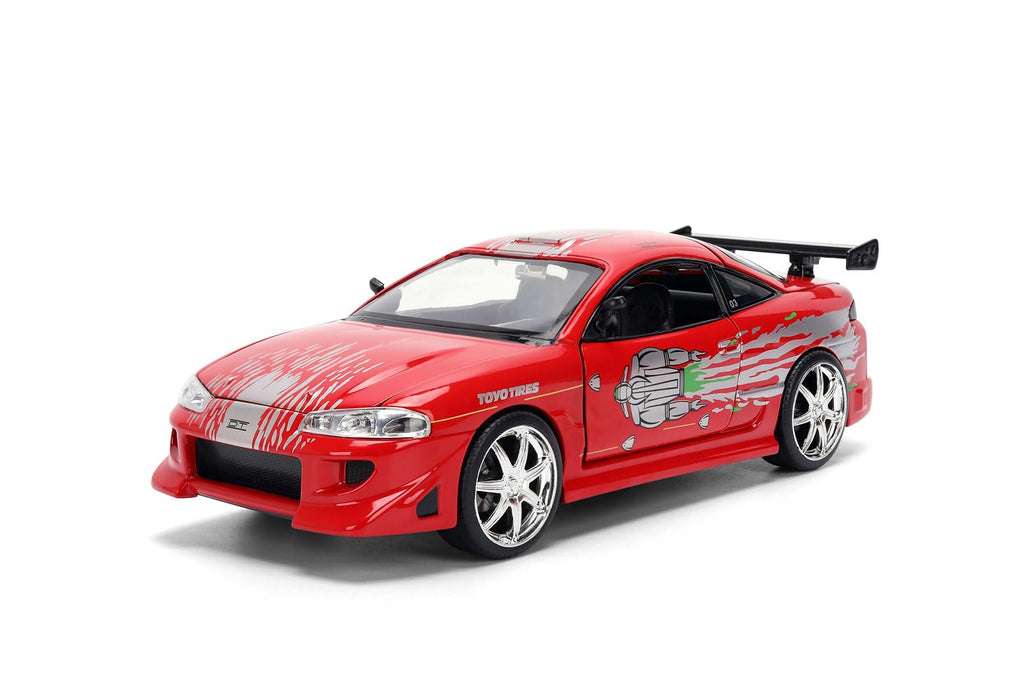 Brian's Eclipse Remix, Fast & Furious - Toys 36815-1/24 Scale Diecast Model Car