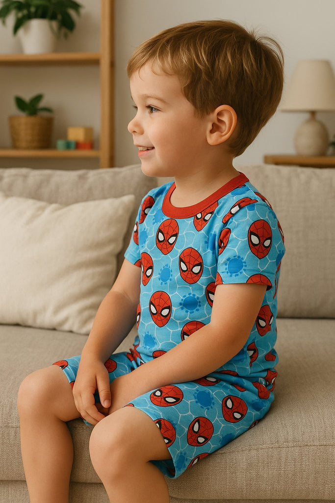 Centric Brands Disney Mickey Mouse Boys’ Pajama Set – Short Sleeve Top & Pants – Sizes 2T–4T – Mickey, Donald, Goofy & Pluto