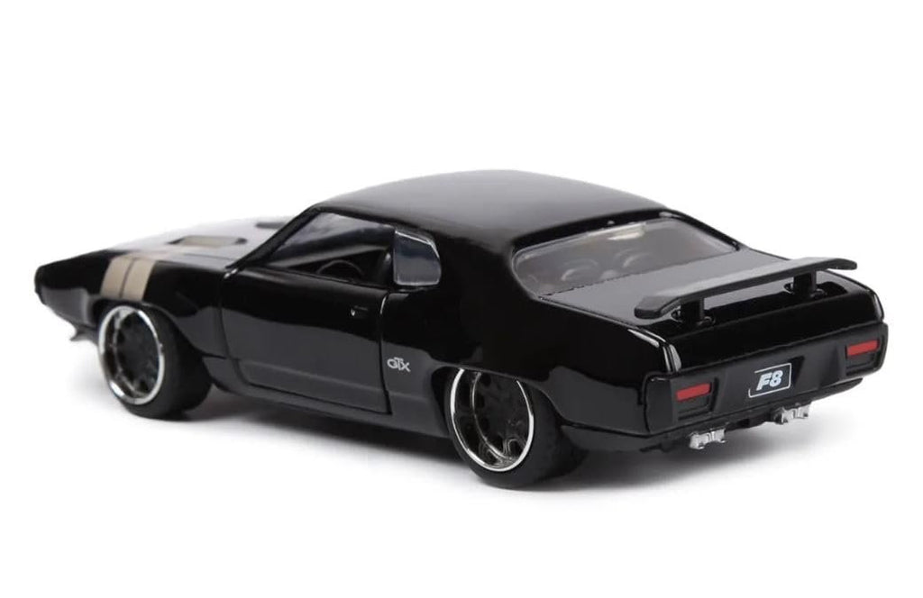 JADA Toys 1/32 Fast and Furious Doms Plymouth GTX 1971 Black Fast and The Furious Dom's Plymouth Mini Car