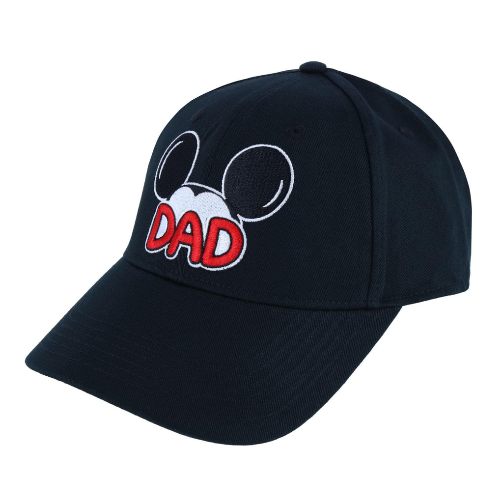 Jerry Leigh Disney Men's Mickey Mouse Dad Baseball Cap, Black