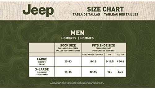 Jeep Men's Classic Cotton No Show Socks-3 Pair Pack-Moisture Wicking and Cushioned Comfort