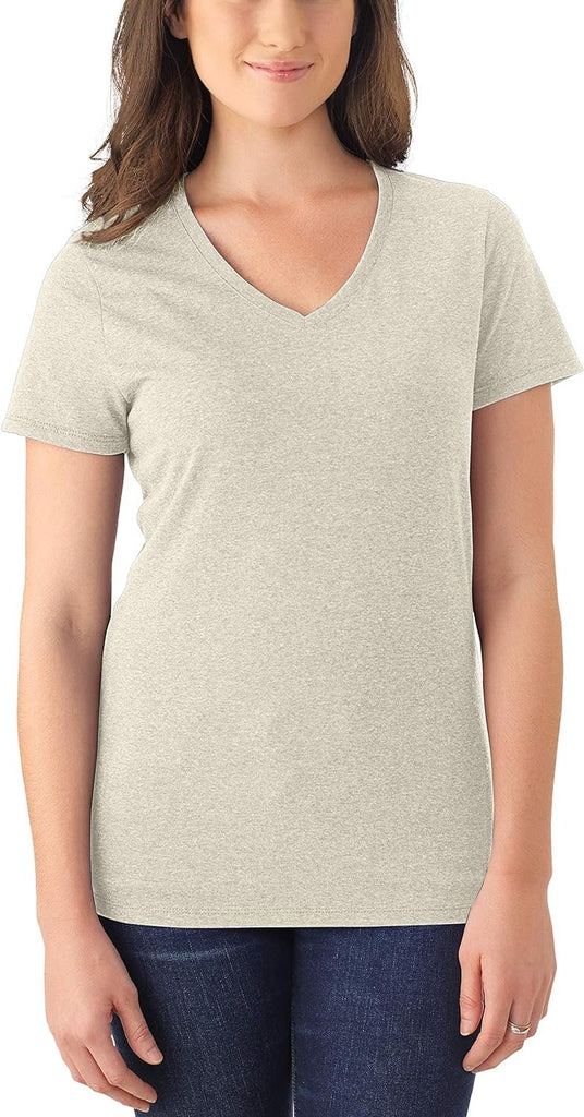Jerzees Women's Tri-Blend V-Neck T-Shirt(2-Pack)