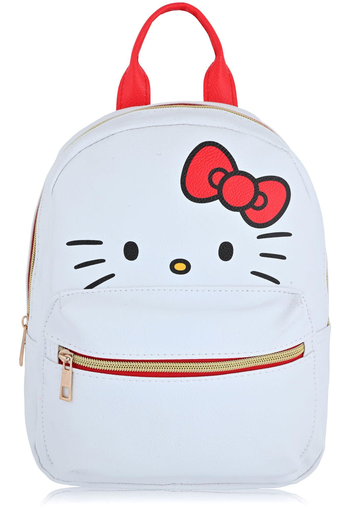Fast Forward Sanrio Hello Kitty Backpack for Women, Men, Unisex | Cute PU Leather 10" Hello Kitty Mini Backpack Purse Shoulder Purse | Hello Kitty Bag and Hello Kitty Accessories…