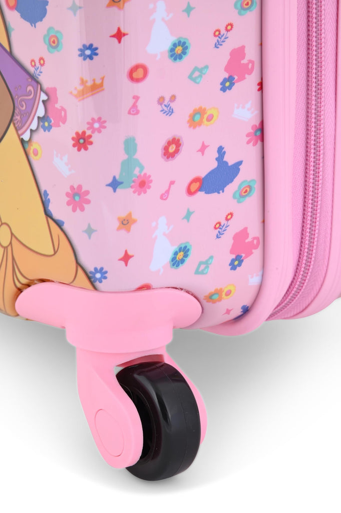 Disney Princess 20" Hardshell Luggage - Tiana Rapunzel Moana Pocahontas Cute & Durable Hard-side Suitcase for Travel with Spinner Wheels 20"x12"x8"