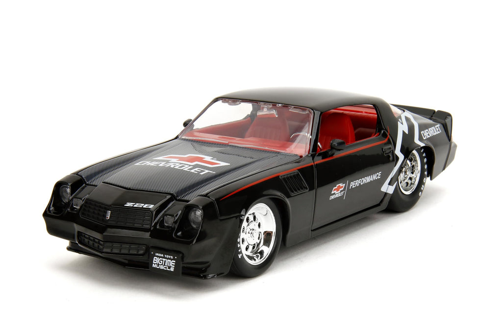 Bigtime Muscle 1:24 1979 Chevy Camaro Die-Cast Car, Toys for Kids and Adults(Black)