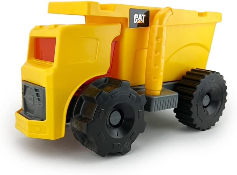 CAT Construction Toys, Sandbox Construction, Dump Truck Sand Set with Sand Accessories, Ages 3 and up