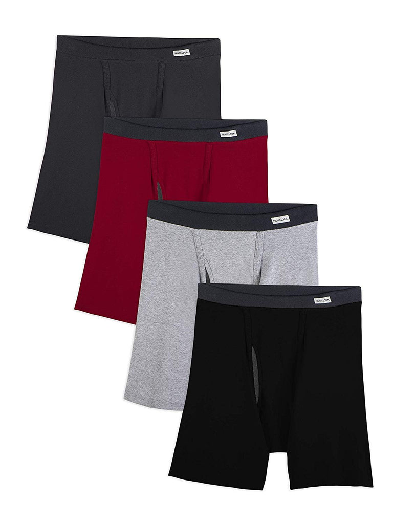 Fruit of the Loom Men's No Ride Up Boxer Brief