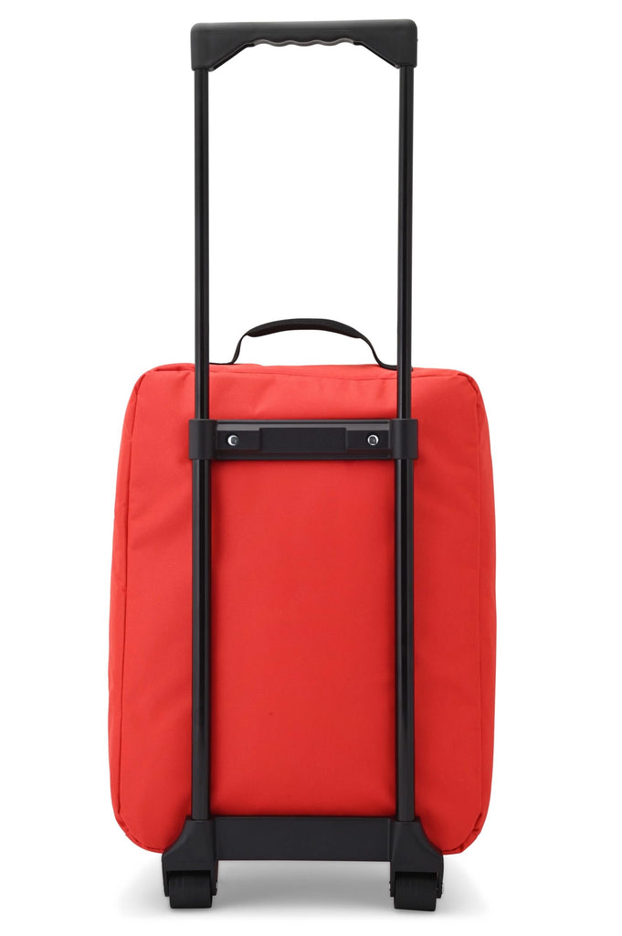 Fast Forward Cars Luggage 16" Soft Side Wheeled Pilot Case- Rolling Suitcase 16x12x5