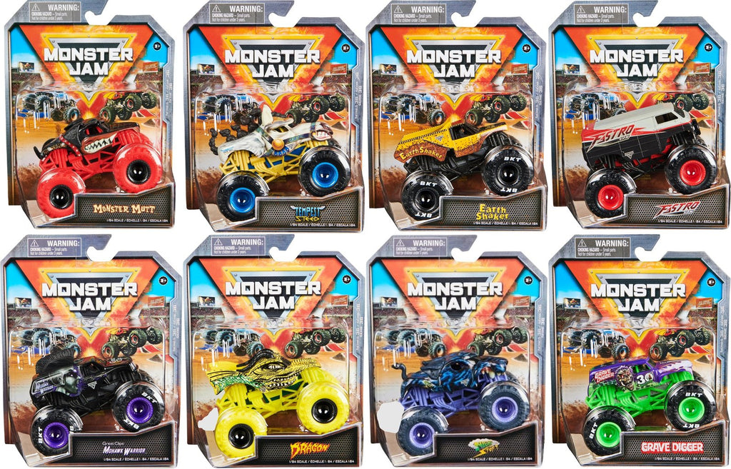 Monster Jam 2024 Series 36 SET of 8 TRUCKS Official 1:64 Diecast Trucks