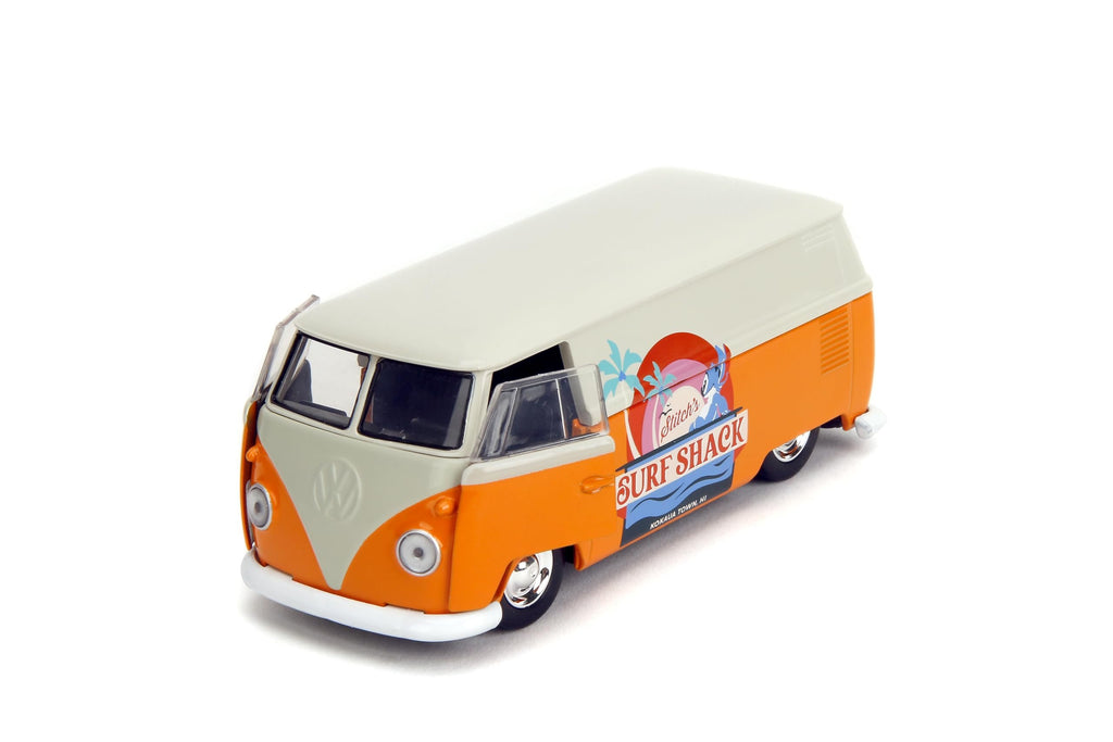 Jada Hollywood Rides Disney Stitch 1961 VW Bus - Die-cast Car with Opening Doors, 1:32 Scale, Ages 8+ (Collector’s Edition)