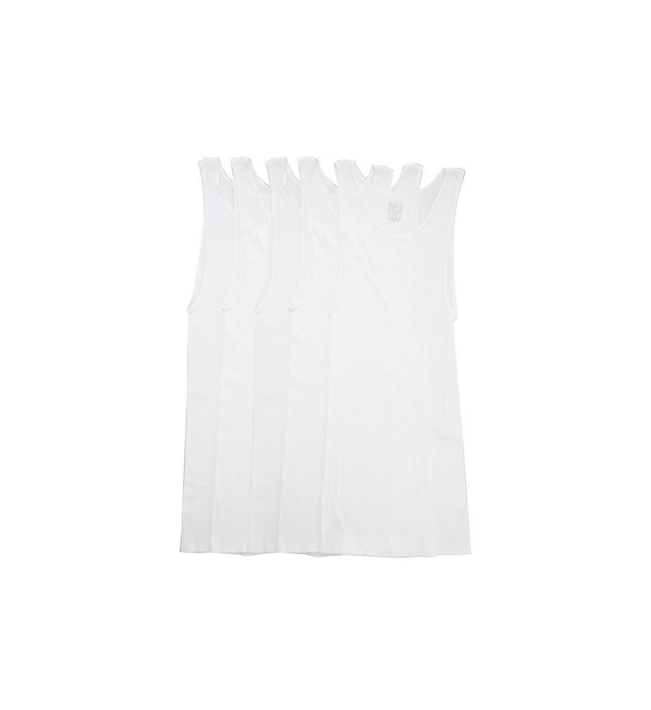 Fruit of the Loom 6P2501 Men's A-Shirt, White, XXL