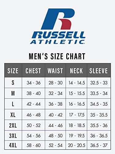 Russell Athletic Men's Cotton Performance Ringer T-Shirt