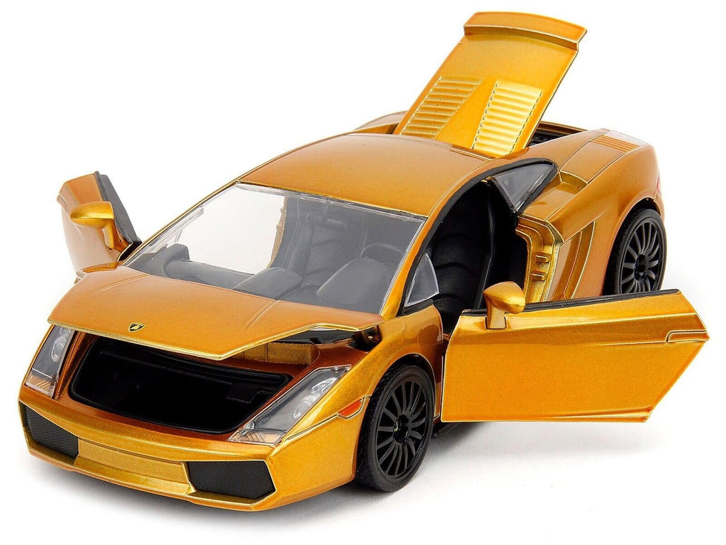 JADA Toys 34924 1/24 Fast and Furious Lamborghini Gallardo Gold F&F X Lamborghini Gallardo