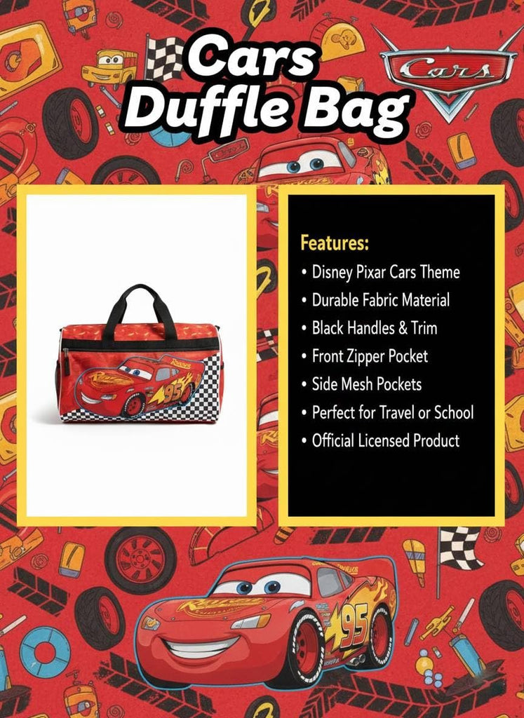 Disney Moana Kids Duffle Bag 16.5" – Travel & Sports Bag with Zipper Pocket, Mesh Side Pockets & Shoulder Strap