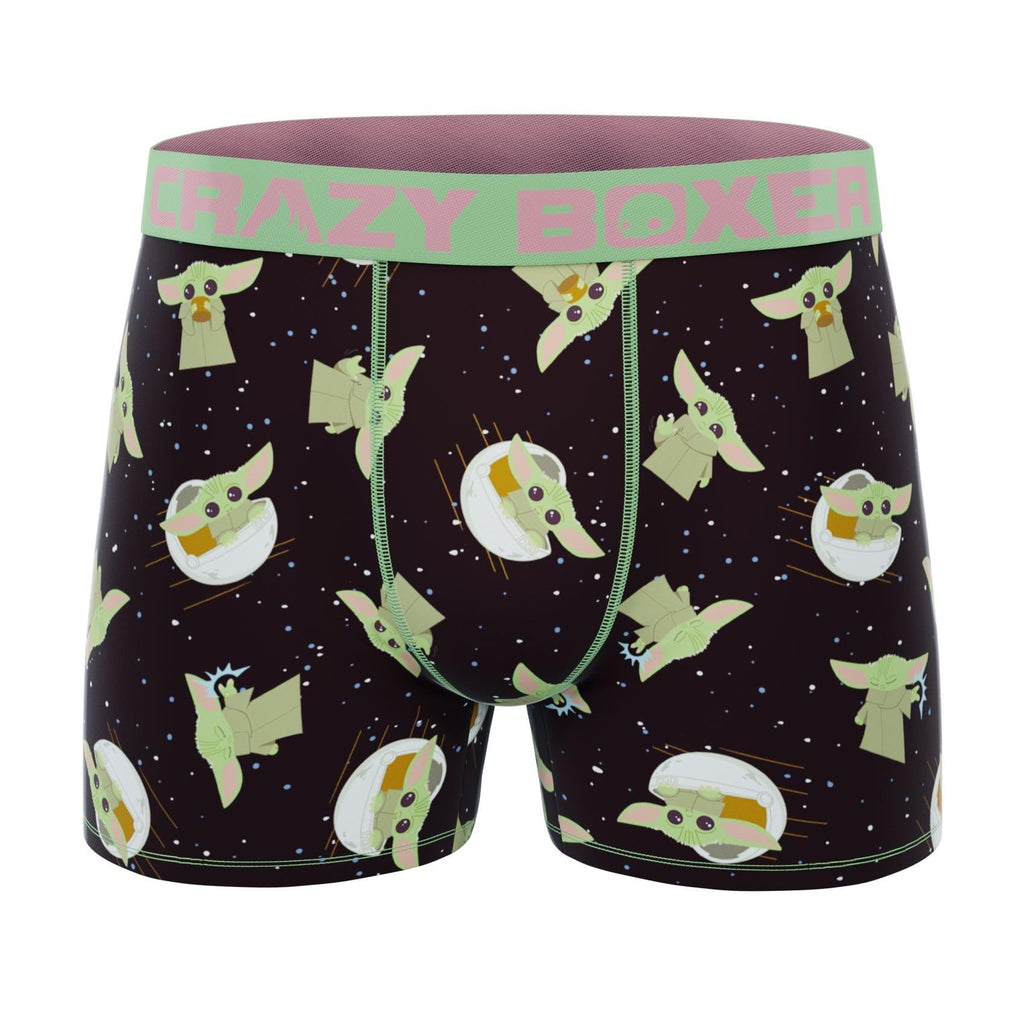 CRAZYBOXER Men's Underwear The Mandalorian Soft Comfortable Boxer Brief Original (3 PACK)