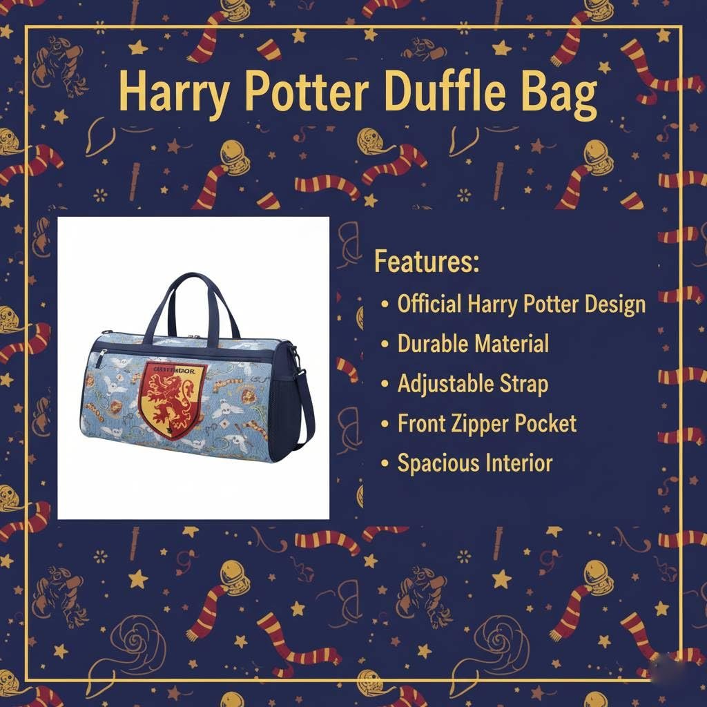 Disney Kids Duffle Bag 16.5" – Travel & Sports Bag with Zipper Pocket, Mesh Side Pockets & Shoulder Strap